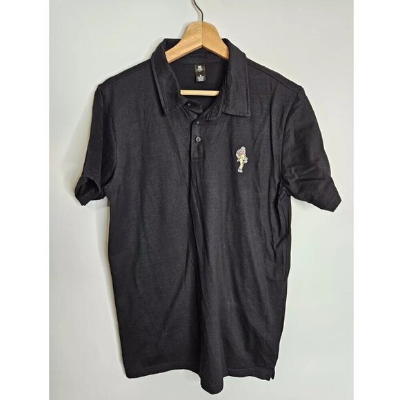 AS Colour Chad Polo Golf Shirt Short Sleeves Summer Fit Men's Medium Black - Picture 1 of 7